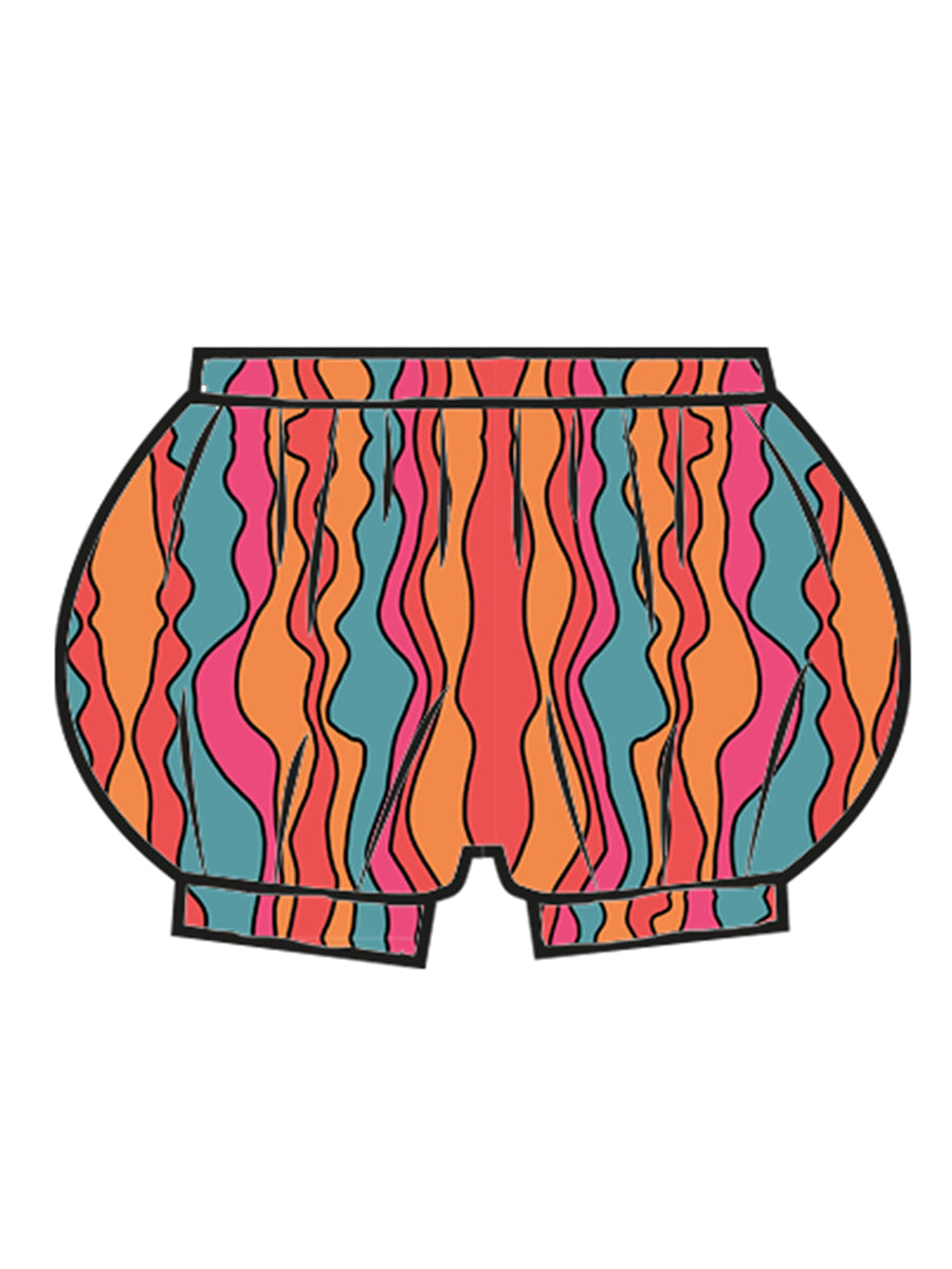 SALE - The Bubble Butt Pants in Waves