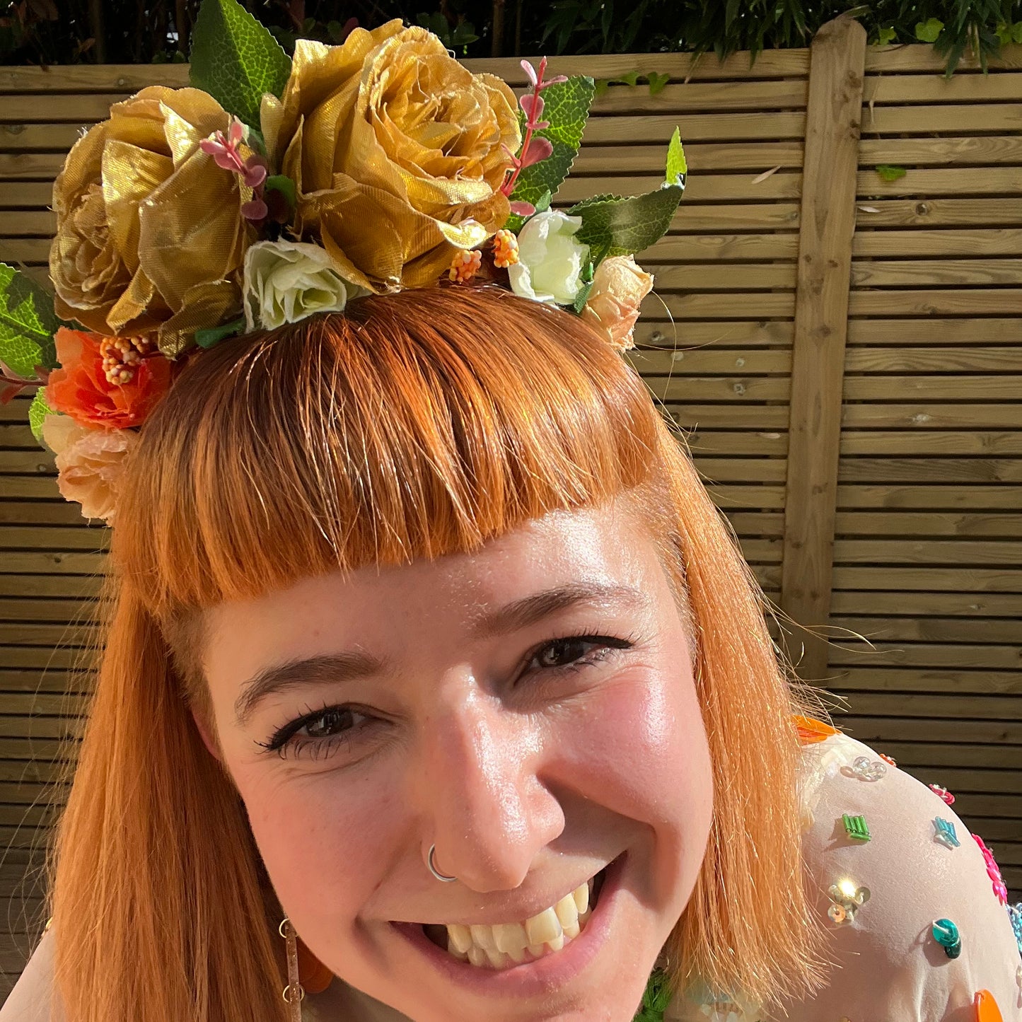 Golden Bloom Headdress