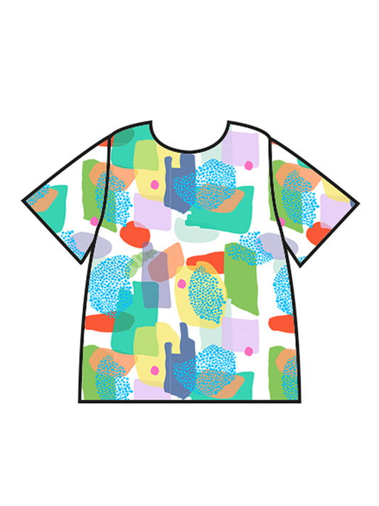 Oversized Tee in Watercolours