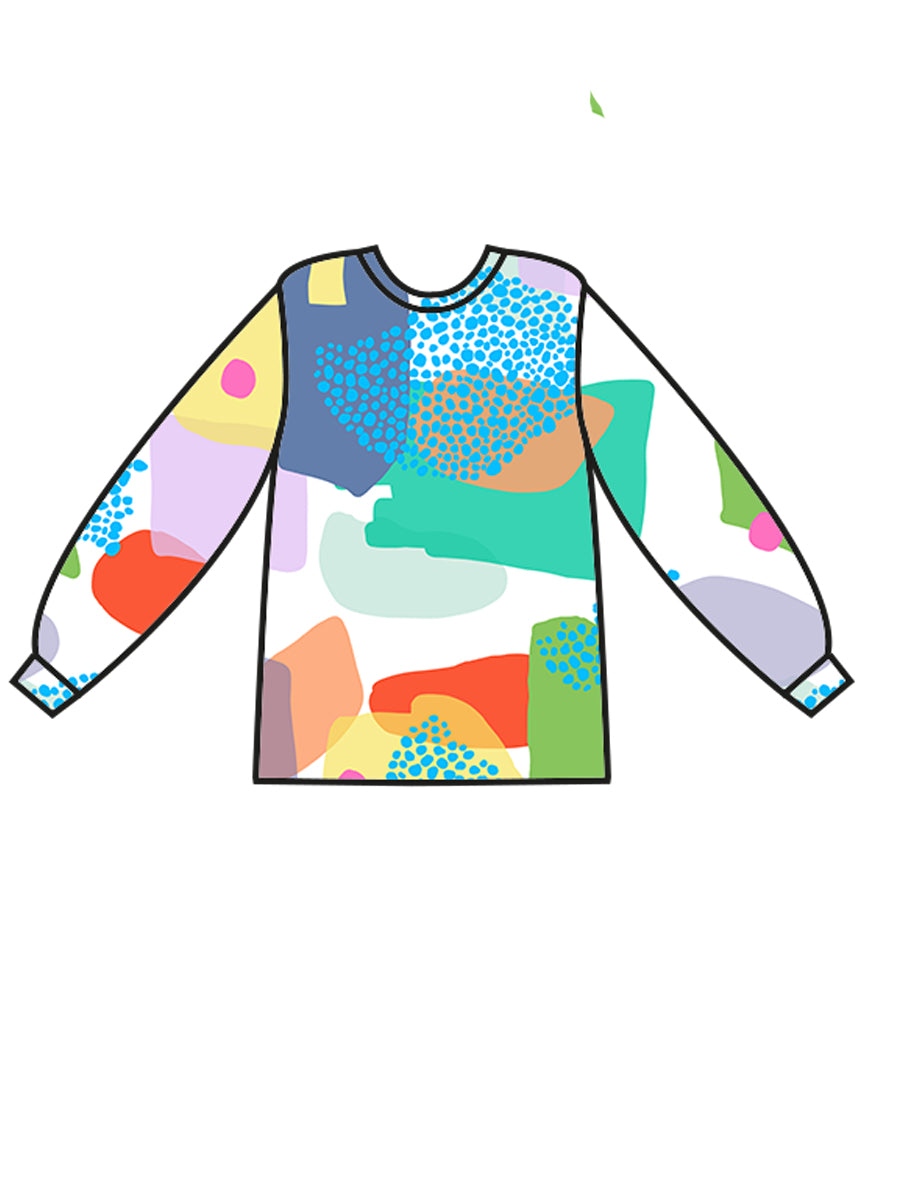 Super Cosy Sweatshirt in watercolours